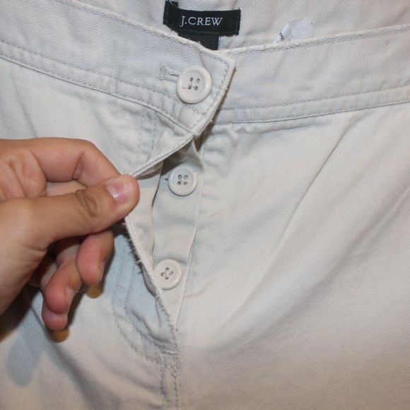 J. Crew  Khaki City Fit Wide Leg Pants Women Size 14 - Picture 8 of 13